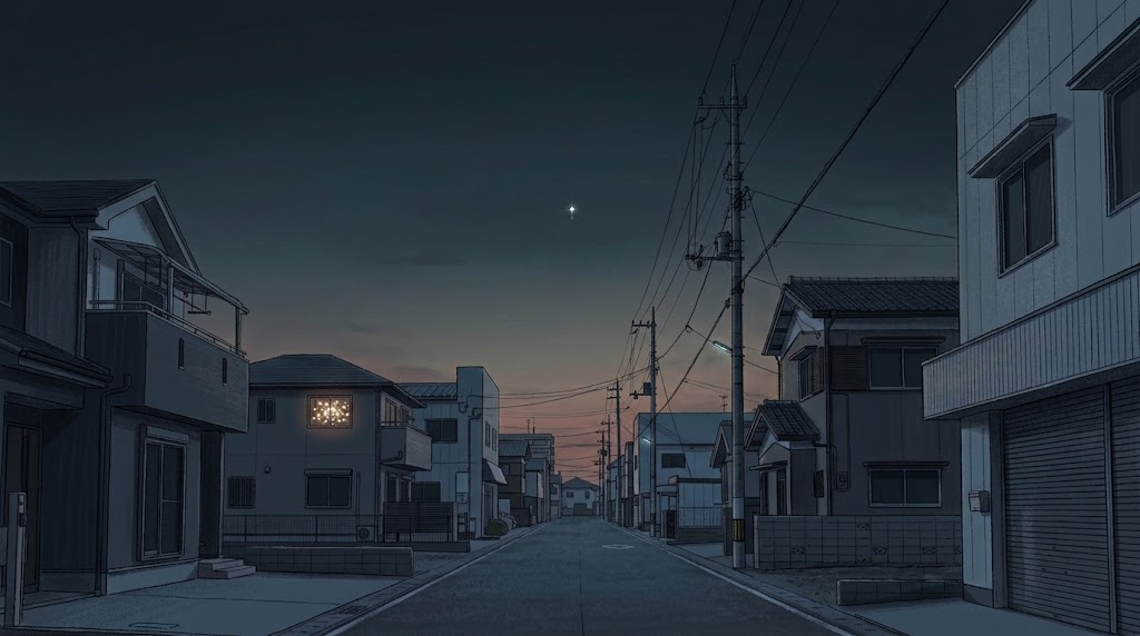 夜明けの街