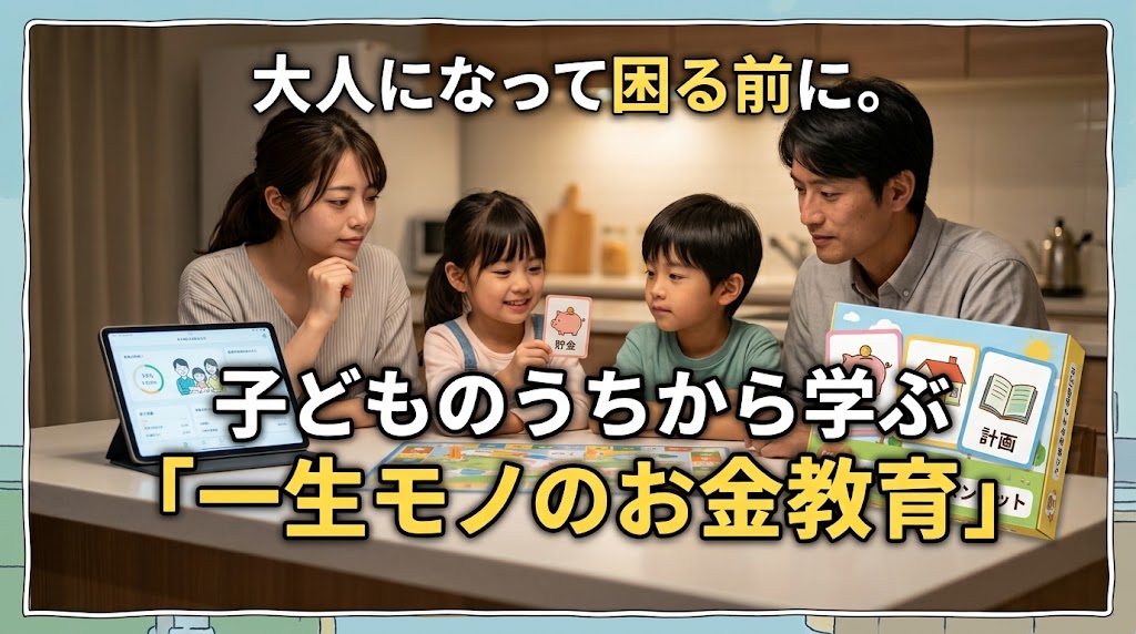 大人になって困る前に、子どものうちから学ぶ「一生モノのお金教育」