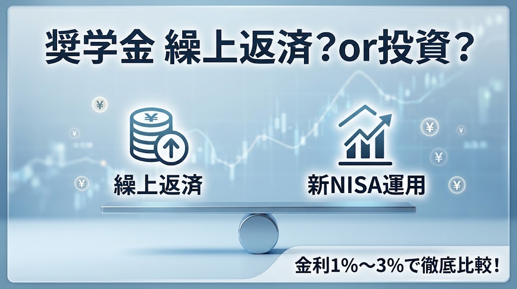 奨学金は繰上返済をすべきか、投資をすべきか